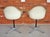 1960s Pair of 1960s Herman Miller Eames Molded Fiberglass Swivel Chairs in Yellow Naugahyde For Sale - Image 5 of 7