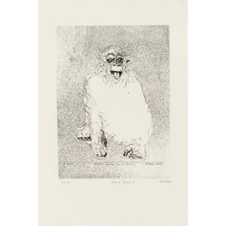 Sergio Barletta, Homo Ludens, Etching, 1991 For Sale