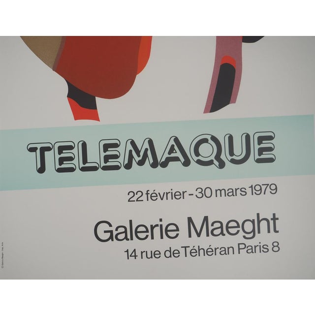 Hervé Telemaque, En selle, Lithograph For Sale - Image 5 of 6