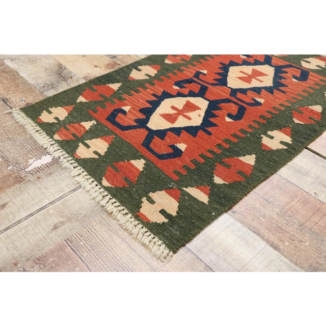 Vintage Persian Shiraz Kilim Rug - 02'00 X 02'11 For Sale In Dallas - Image 6 of 9