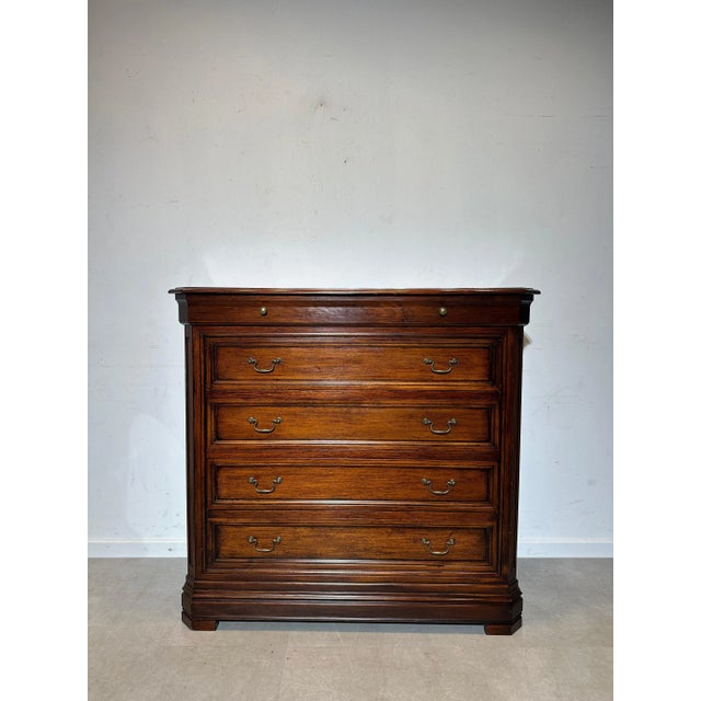Antique Wooden Secretaire in Mahogany For Sale - Image 5 of 6