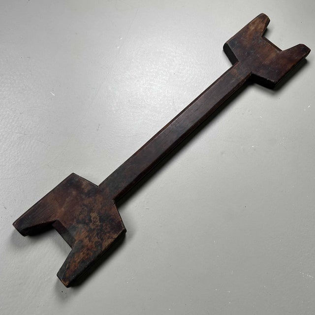 Japanese Decorative Wooden Tool, 1890s For Sale - Image 10 of 11