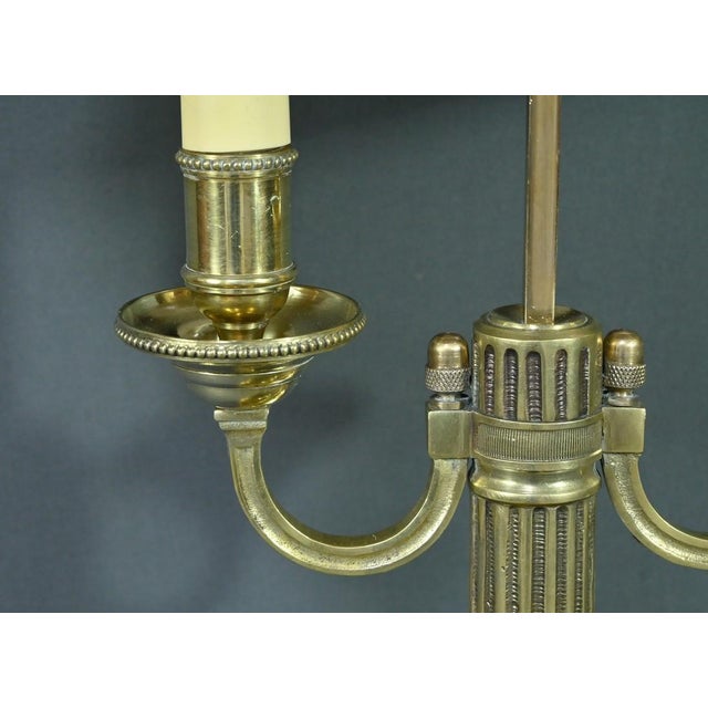 Early 20th Century Bouillotte Lamp with 2 Lights For Sale - Image 11 of 18