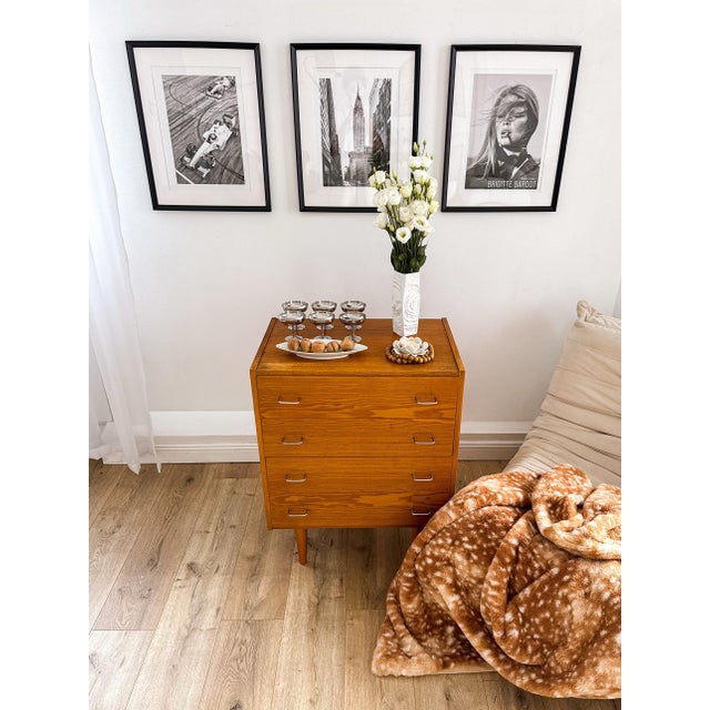 Mid-Century Modern Chest of Drawers in Ash, Czechoslovakia, 1960s For Sale - Image 9 of 18