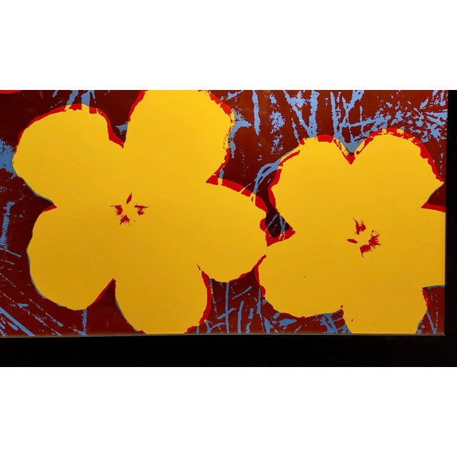 Vintage Andy Warhol Flower Screenprint by Sunday B. Morning For Sale - Image 4 of 7