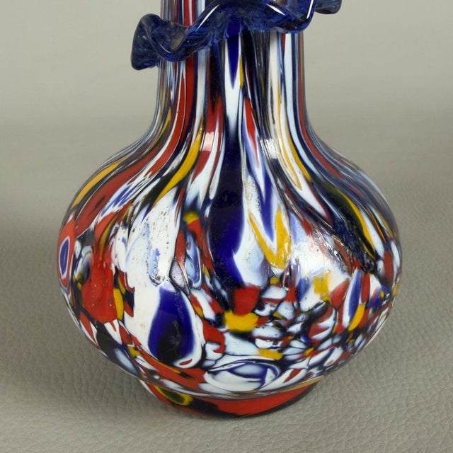Italian Modern Murano Glass Vase from Fratelli Toso, 1970s For Sale - Image 9 of 13