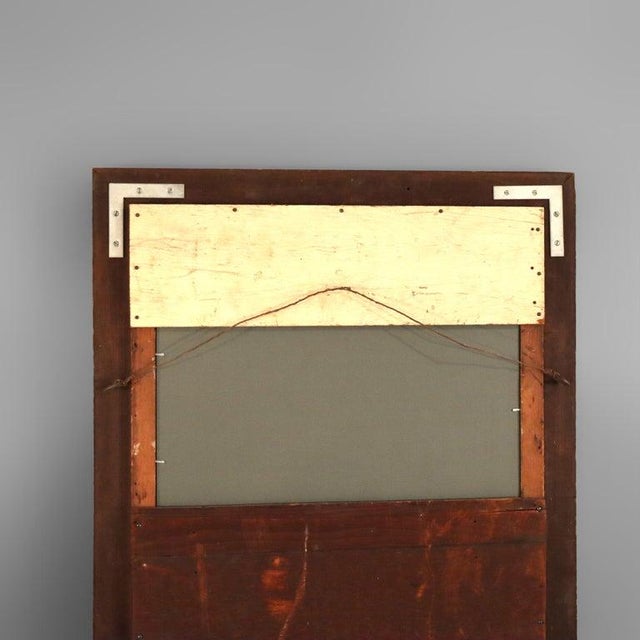 Oversized Antique Renaissance Revival Gilt Trimmed Walnut Mirror C1890 For Sale - Image 12 of 12