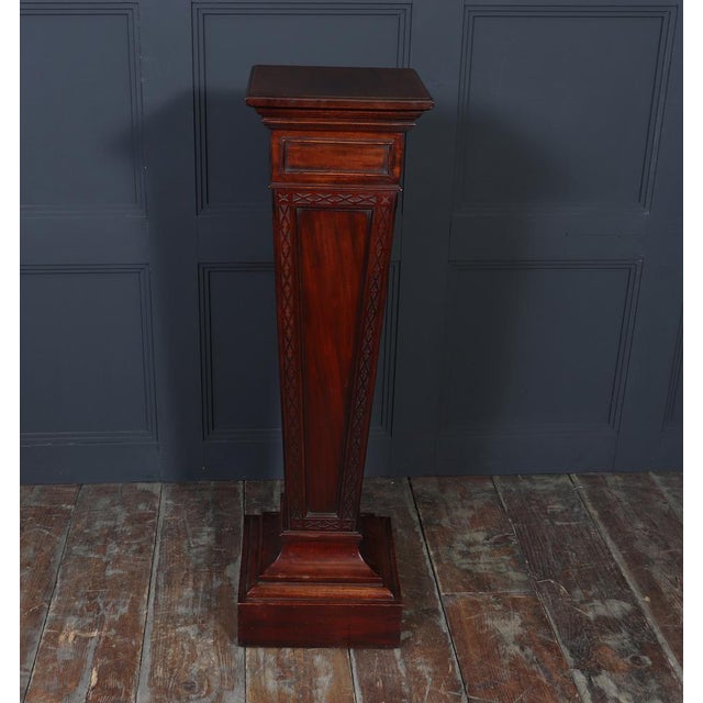 Georgian Style Mahogany Pedestal Stand, 1920s For Sale - Image 11 of 16
