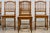 A charming set of six late 19th century French dining chairs in the Louis XIII style, sourced in Paris and crafted from...