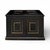 A late 19th century paneled blanket chest constructed of cedar with pine raised panels at the top and each side, and...