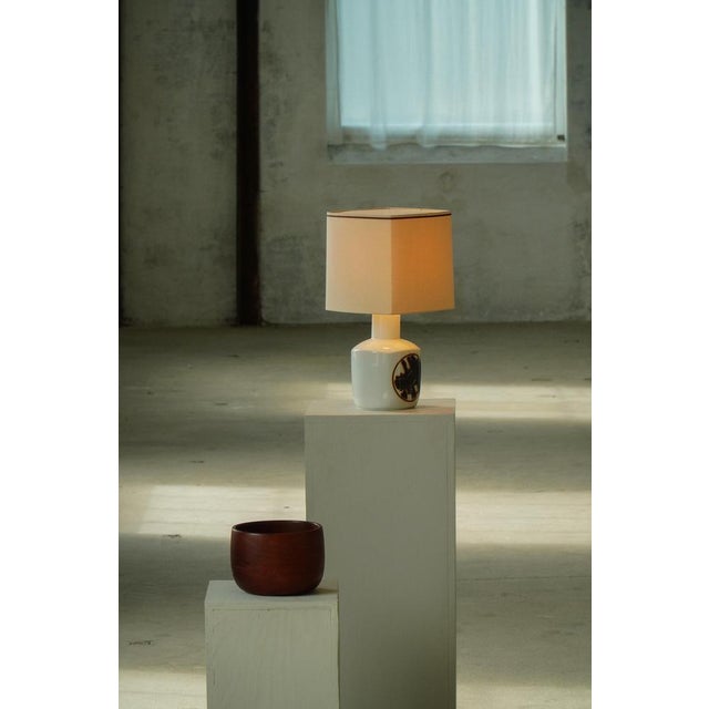 Danish Modern Porcelain Table Lamps from Bing & Grøndahl, 1960s, Set of 2 For Sale - Image 11 of 18
