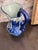 Mid 20th Century Victoria Ware Ironstone Pitcher, Flow Blue Continental Landscape Scene For Sale - Image 4 of 8