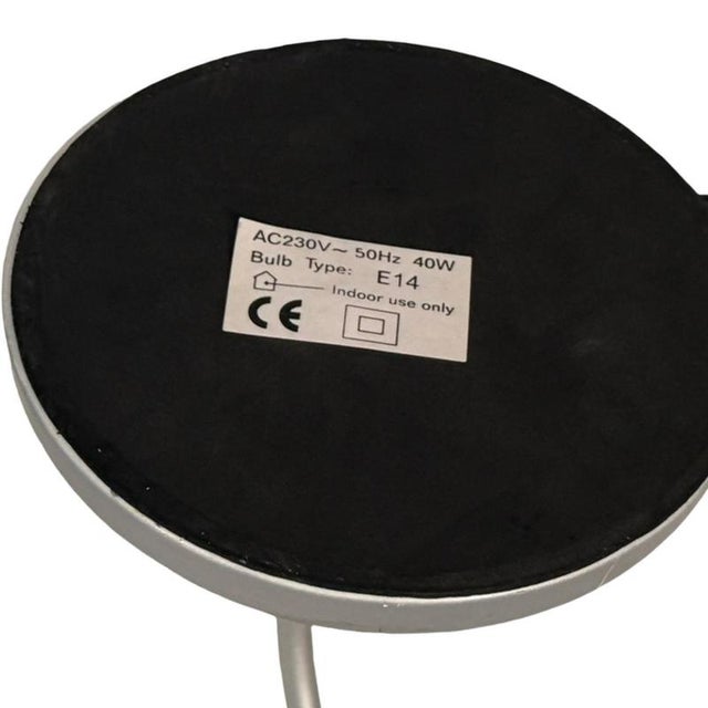 Contemporary Postmodern Pop Art Squiggly Table Lamp with Yellow Bulb, 1990s For Sale - Image 3 of 8