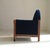 Dutch Art Deco Amsterdam School Armchair in Midnight Blue Velvet, 1920s For Sale - Image 6 of 18