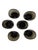 Mid 20th Century Holmegaard Per Lütken Smoky Green Lowball Tumblers With Ribbed Pedestal – Set of 6, Mid-Century Danis For Sale - Image 10 of 17