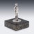 1900 - 1909 Antique 20th Century English Silver Fisherman Statue on Granite Base, 1902 For Sale - Image 5 of 14