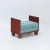 Contemporary A Jean-Michel Frank Style Straw Marquetry Upholstered Bench, Contemporary For Sale - Image 3 of 6