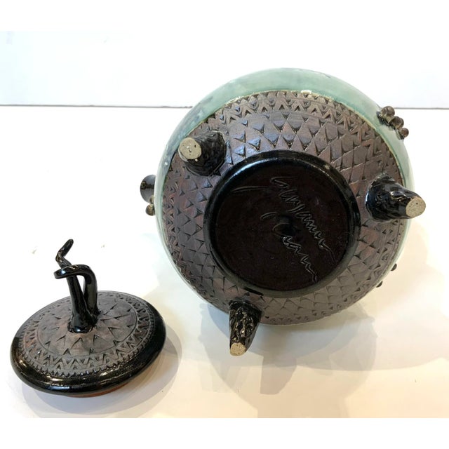 2000 - 2009 2000s Suzanne Crane Tea Pot Grape Vine Design For Sale - Image 5 of 8