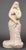 J. Todak (XX) Standing Nude Woman Carved Stone Sculpture, modeled as a woman captured in a moment of contemplation,...