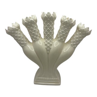 Wedgwood Williamsburg Restoration Five Finger Ceramic Posey Holder For Sale