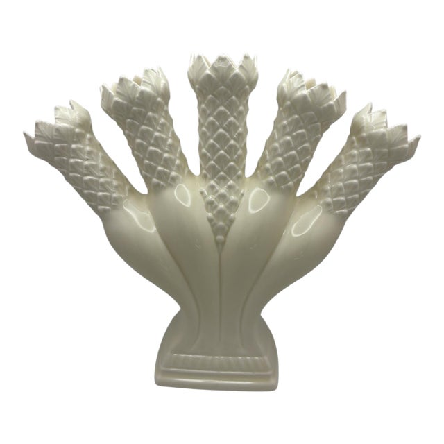 Wedgwood Williamsburg Restoration Five Finger Ceramic Posey Holder For Sale
