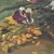 Iris and Daisies, Oil on Canvas, Early 20th Century For Sale - Image 3 of 7