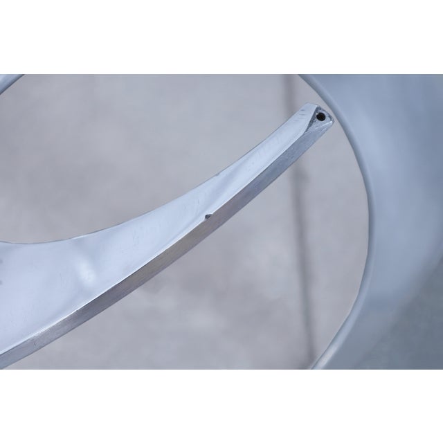 Mid-Century Aluminum Coffee Table by Knut Hesterberg for Ronald Schmitt For Sale - Image 9 of 13