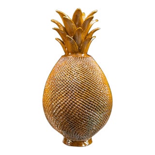 Mexican Glazed Clay Pineapple For Sale