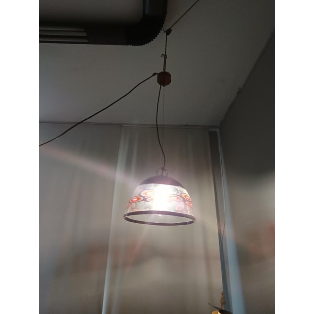 Mid-Century Modern Vintage Murano Glass Pendant Light by Angelo Barovier for Barovier & Toso, 1960s For Sale - Image 3 of 13