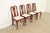 Henkel Harris Queen Anne Solid Cherry Wood Dining Chairs, Set of Four For Sale - Image 13 of 13