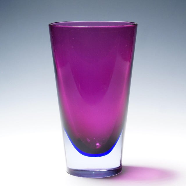 Rare Art Glass Vase by Flavio Poli for Seguso Vetri D'Arte A rare art glass vase designed by Flavio Poli and manufactured...
