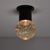 Metal 1960s Gino Sarfatti Seguso Bubble Glass Wall or Ceiling Lamp for Arteluce For Sale - Image 7 of 18
