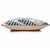 Textile Handmade Blue Ikat Silk Velvet Pillow 20x20 | Designer Accent Cushion For Sale - Image 7 of 8