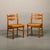 Razorblade Style Dining Chairs in Oak and Leather by Henning Kjærnulf, Denmark, 1960s, Set of 7 For Sale - Image 6 of 18