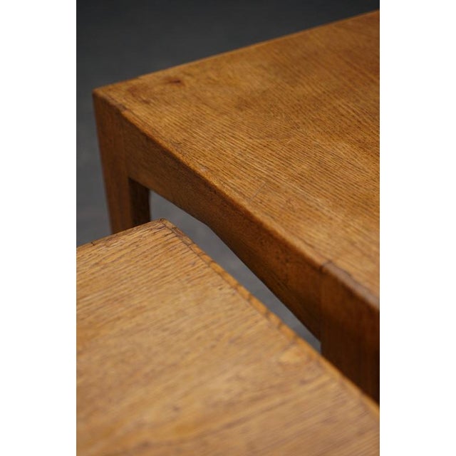 Wood Vintage Art Deco Side Table, 1940s For Sale - Image 7 of 13