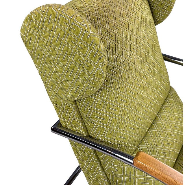 Reclining Armchair FN 26 by Arnošt Beck for Mücke-Melder, 1930s For Sale - Image 6 of 10