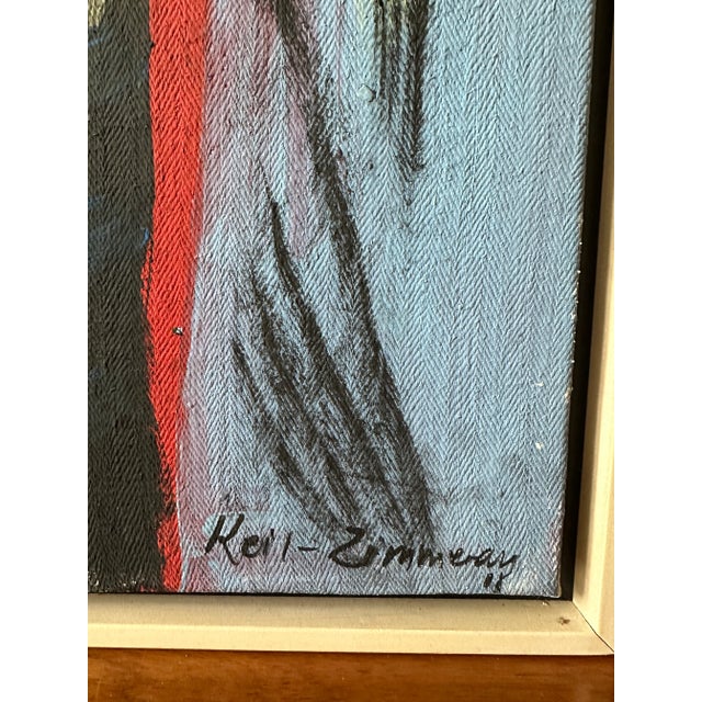 Abstract Rare Large Scale Peter Keil Painting, 1988 - Junge Wilde Collection For Sale - Image 3 of 10
