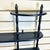 Navy Blue Mid-Century Boho Chic Traditional Wood Display Wall Mounted Shelf For Sale - Image 8 of 12