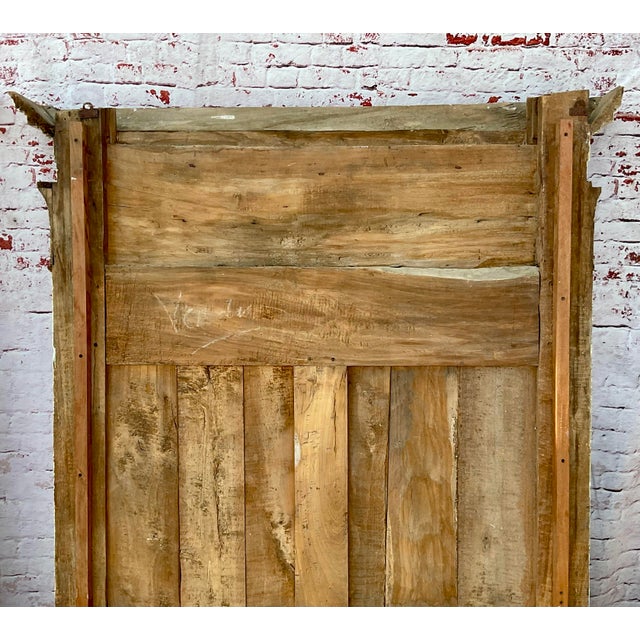 White French Neoclassical White Painted and Parcel Gilt Pier Mirrors - A Pair For Sale - Image 8 of 12