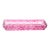 Mid-Century Modern Val Saint Lambert Pink Crystal Cut and Etched Vanity Tray For Sale