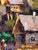 Textile Oil Painting Evening in the Village Oleksiy Ivanyuk For Sale - Image 7 of 11
