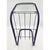 Metal MCM Enameled Brass Glass Magazine Rack Side End Table 1960's For Sale - Image 7 of 11