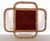 Large Italian Organic Wall Mirror in Rattan and Bamboo, 1970s For Sale - Image 12 of 15