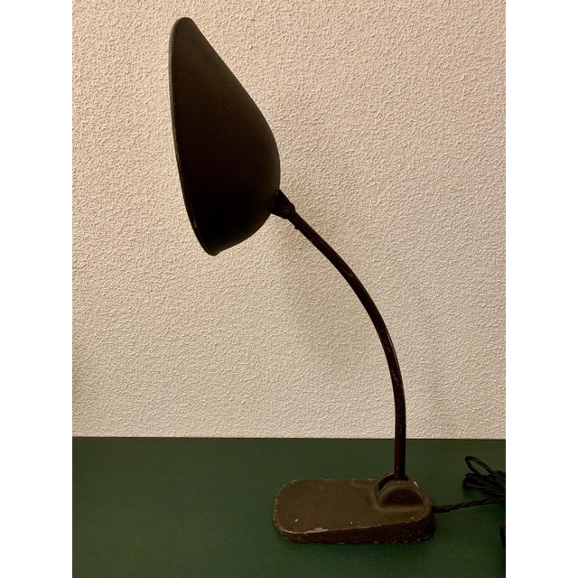 Design classics from Switzerland. “Swan lamp” from BAG Turgi. Can also be used as a piano lamp. Rewired. This piece has an...