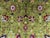 Green Afghan Sultani Natural Dye Wool Rug, Persian Floral Botanical Design, 6′9″ × 9′9″ For Sale - Image 11 of 15