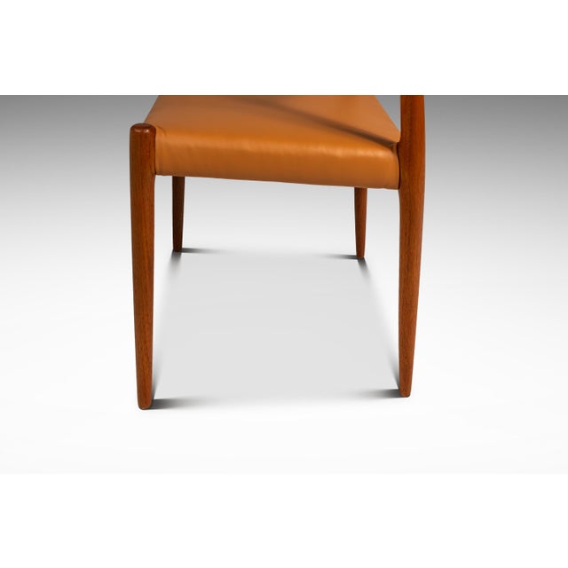 Set of Ten (10) Danish Modern Møller Model 79 Side Chairs in Teak & Leather by Niels Møller for j.l. Møller Mobelfabrik, Denmark, C. 1960's For Sale - Image 14 of 18