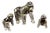 SCS Annual Edition 2009 Gorillas Family from Swarovski, Set of 3 For Sale