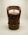 A beautifully handcrafted vintage Equipale chair, showcasing traditional Mexican craftsmanship with a sculptural barrel...