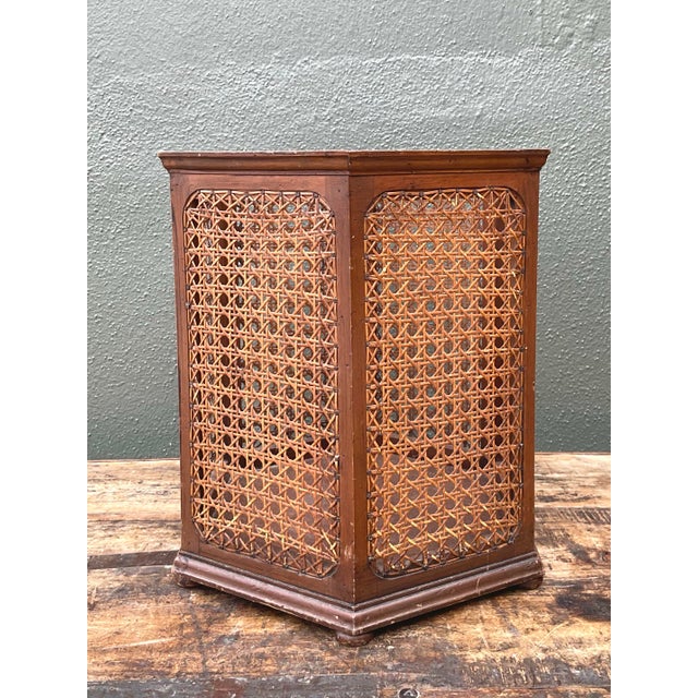 Vintage Two Drawer Wooden Storage Box For Sale - Image 11 of 12