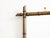 French 1920s Rectangular Faux Bamboo Walnut Mirror with Brown Patina For Sale - Image 4 of 7